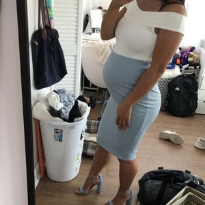 Boohoo maternity skirt